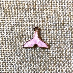 🔴 5 for $10 ONE Pink & Gold Pendant Charm Zinc Alloy